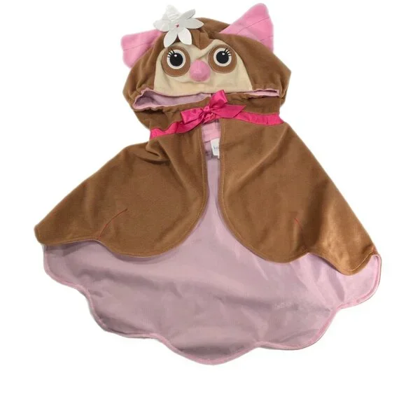 Owl Costume Halloween Sz 12M Koala Kids for Toys R Us 2 pieces Cape & Body - Picture 3 of 12